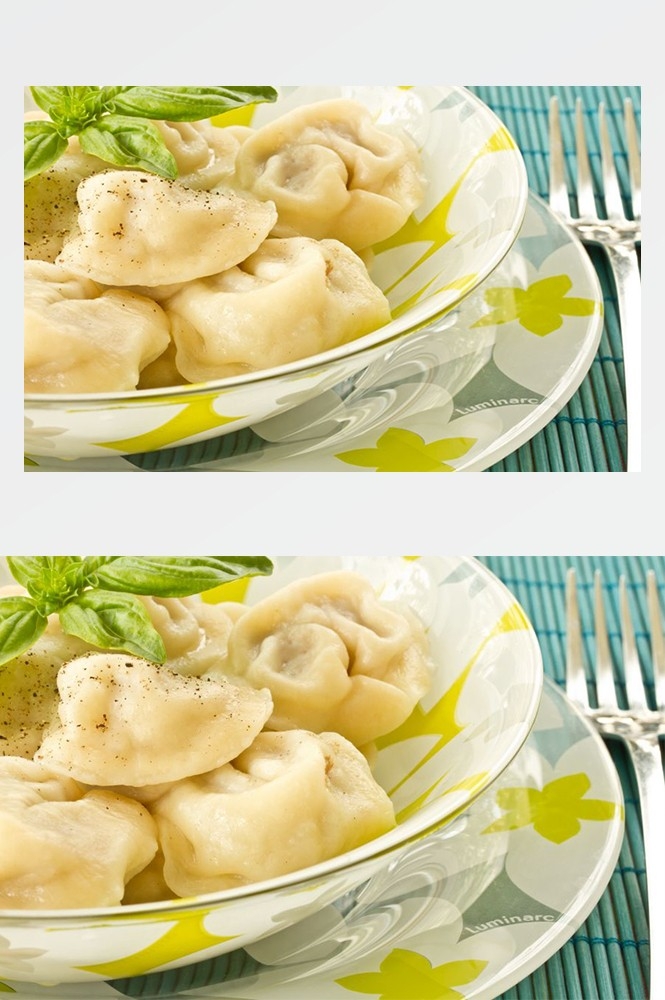 5高清美食菜品菜谱JPG图片生煎锅贴图库 (7)