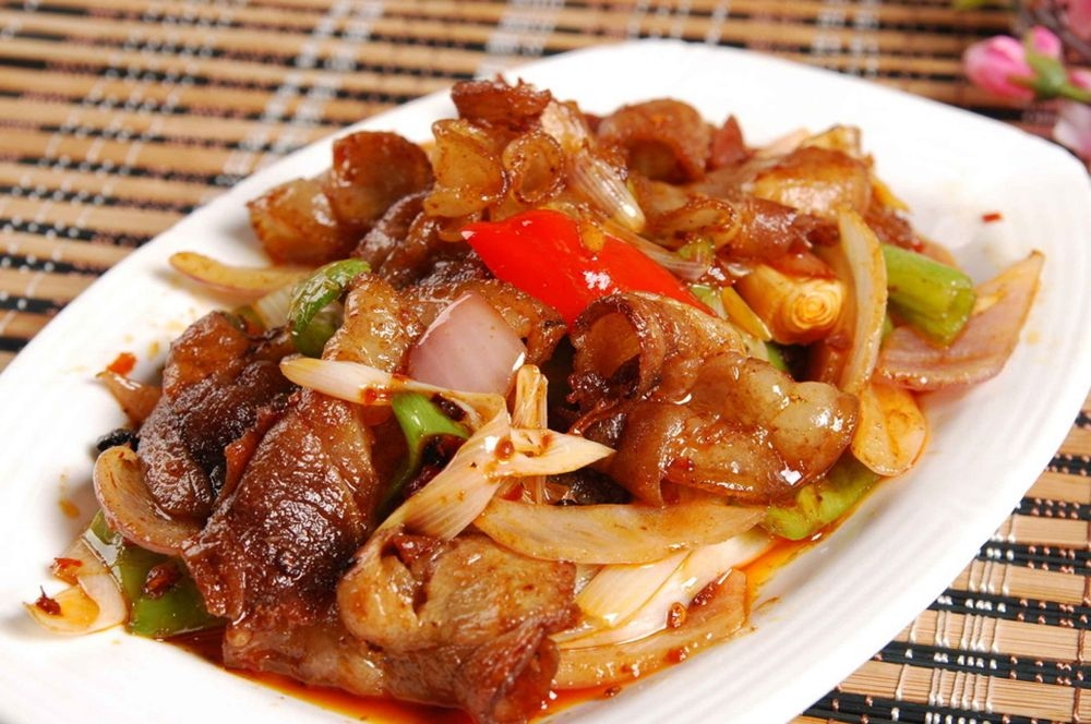 高清美食菜品菜谱回锅肉摄影美工设计喷绘打印合成素材 (1)