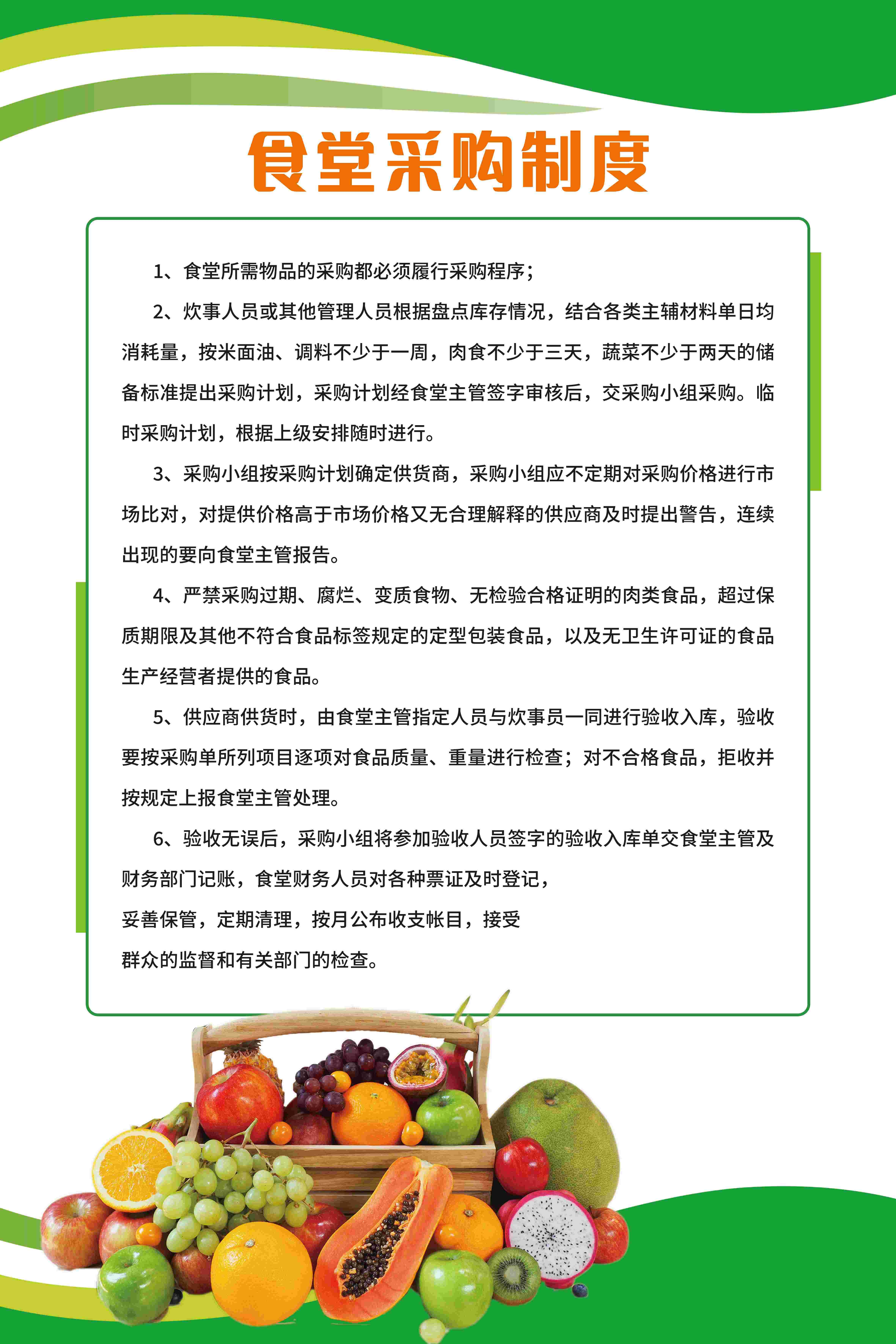 食堂管理制度海报校园企业食堂餐厅卫生安全制度牌挂图素材12