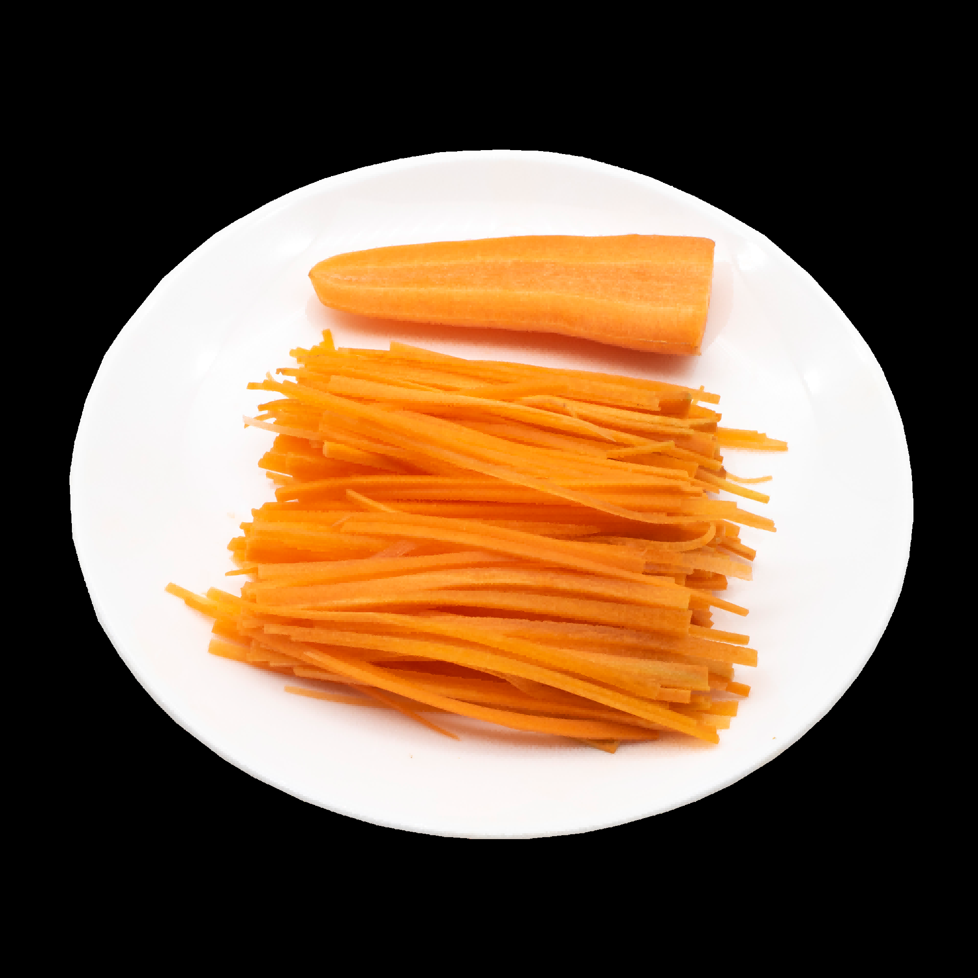蔬菜食材切开的胡萝卜免抠元素8