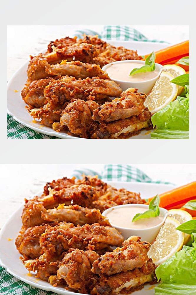 高清美食菜谱图片炸鸡腿鸡翅鸡块美工设计素材 (29)