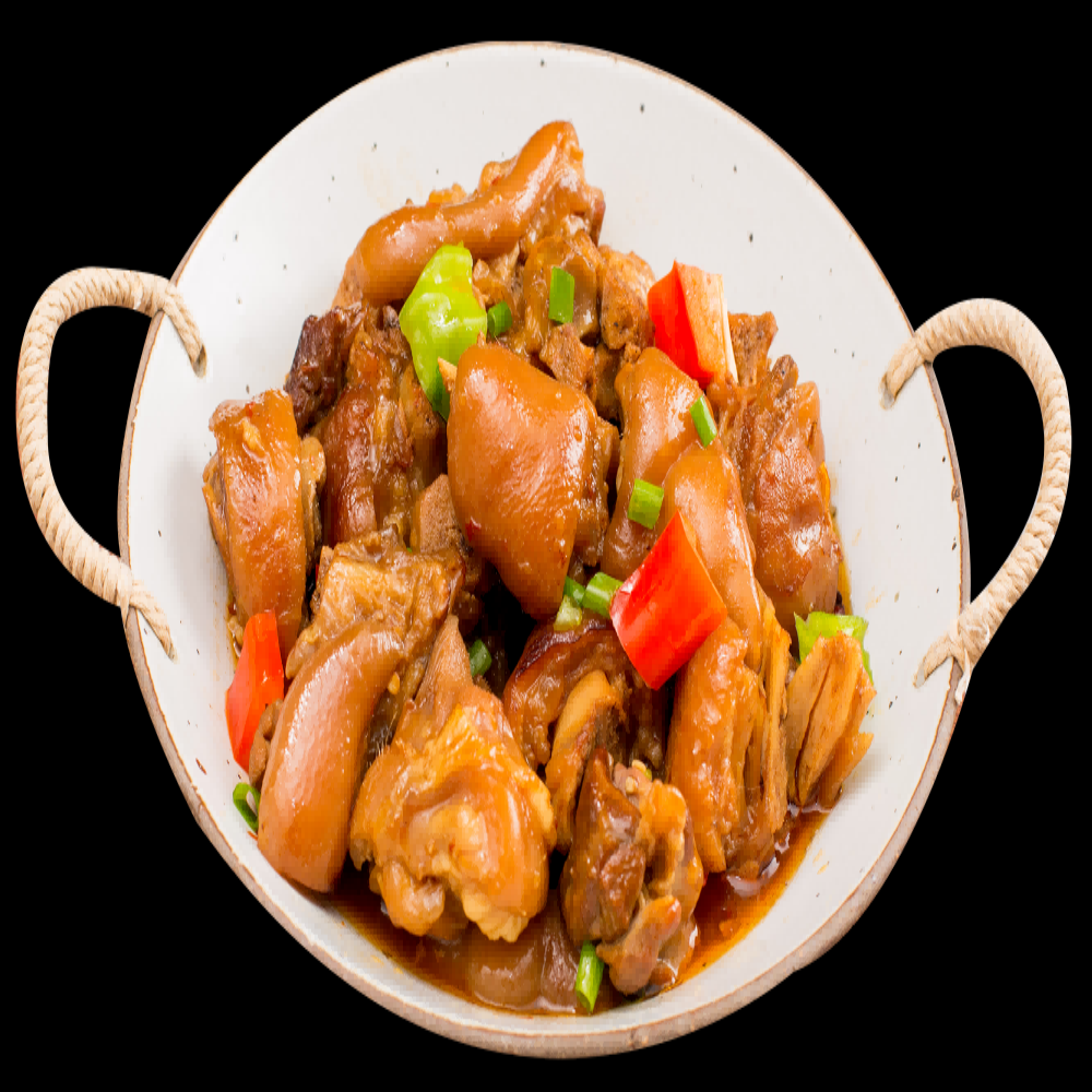 猪蹄图片食材生主题烤主题卤猪蹄图案素材免抠64
