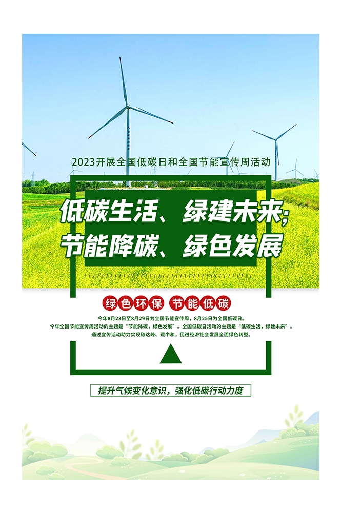 创意绿色出行节能低碳环保公益宣传活动设计插画海报素材55