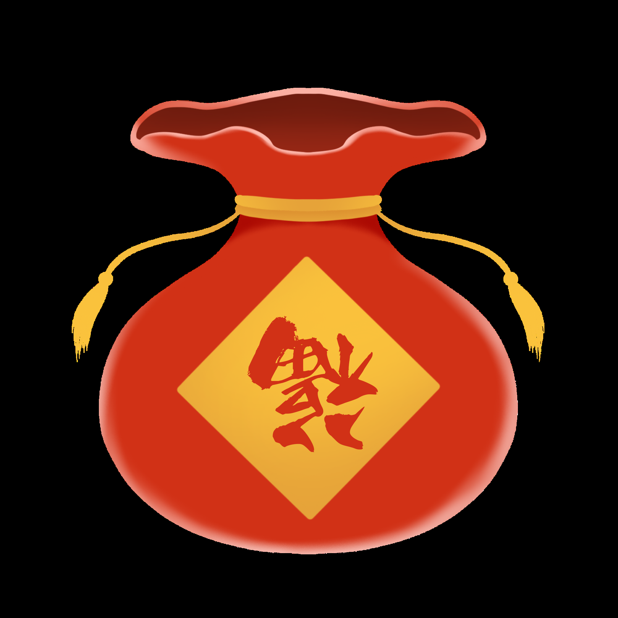 福袋钱袋插画图片装饰元素免抠素材16