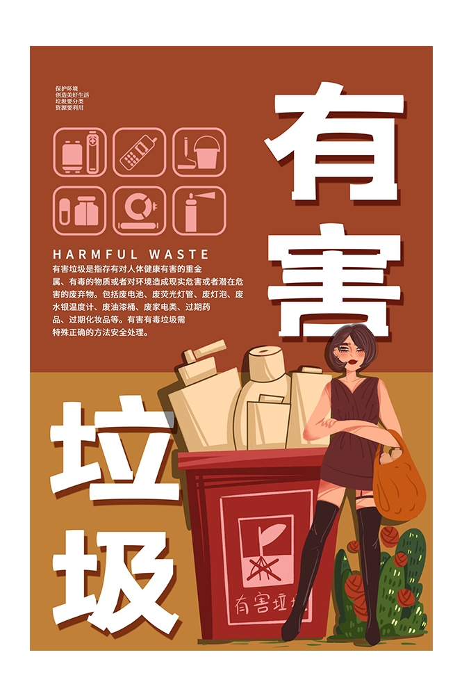 创建文明卫生城市垃圾分类海报60