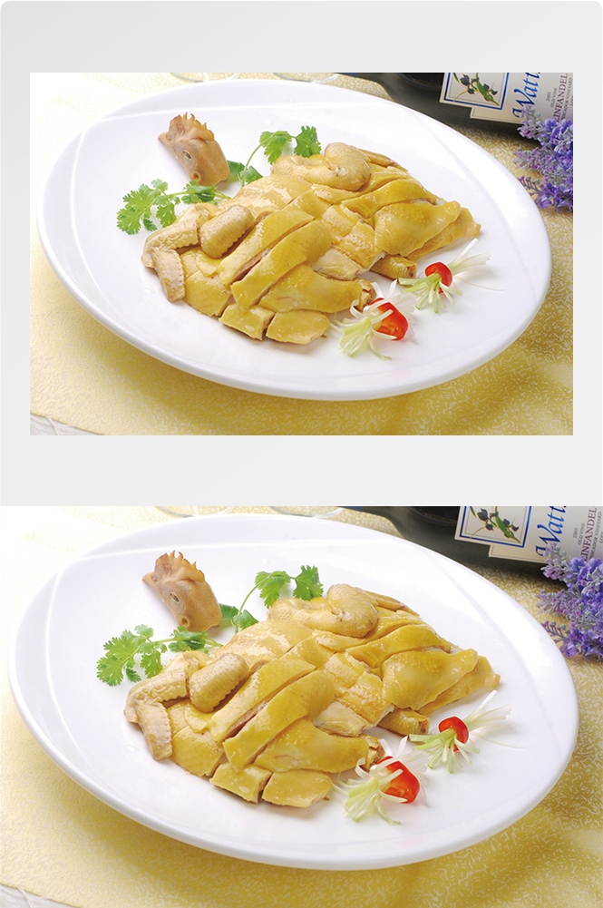 高清美食菜谱JPG图片白切鸡菜品摄影