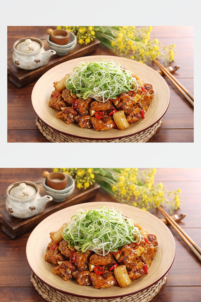 高清美食菜谱图片炸鸡腿鸡翅鸡块美工设计素材 (8)