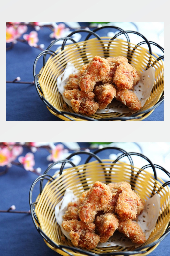 高清美食菜谱图片炸鸡腿鸡翅鸡块美工设计素材