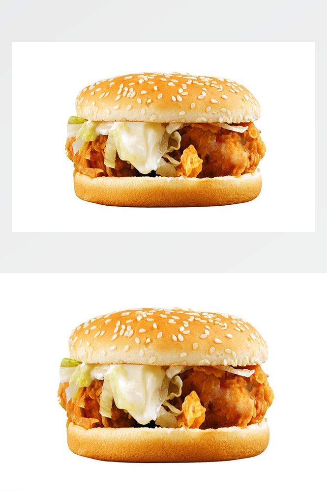 高清美食菜品菜谱汉堡美工设计素材