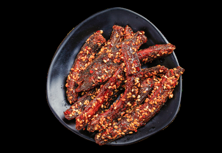 餐饮美食牛肉干牛肉粒插图素材免抠53