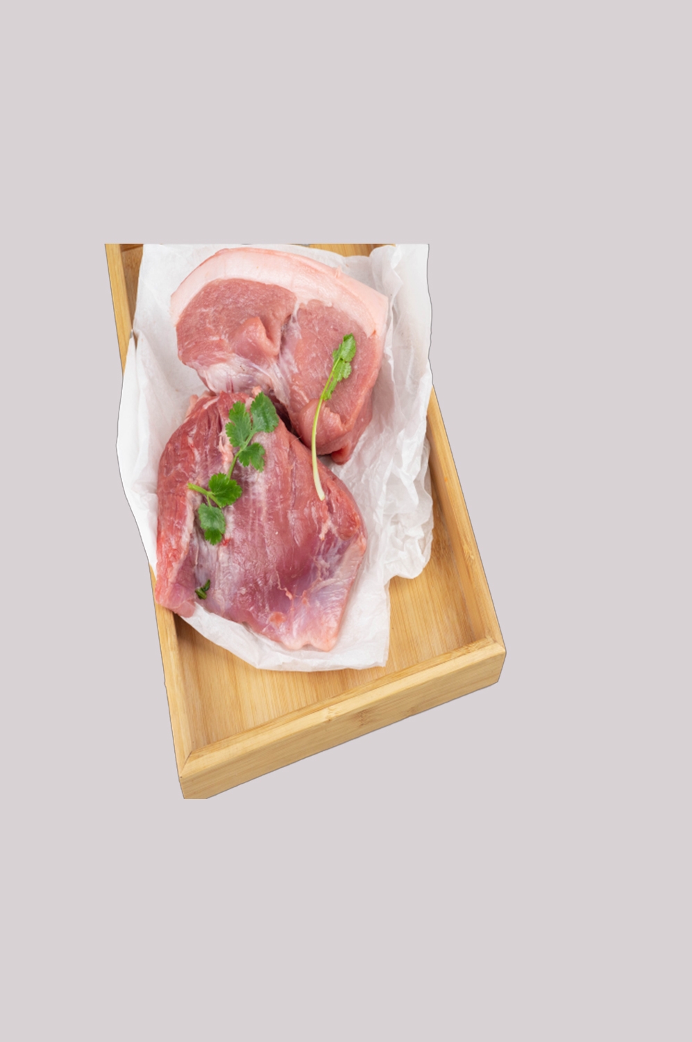 猪肉五花肉瘦肉排骨插画元素免抠素材2