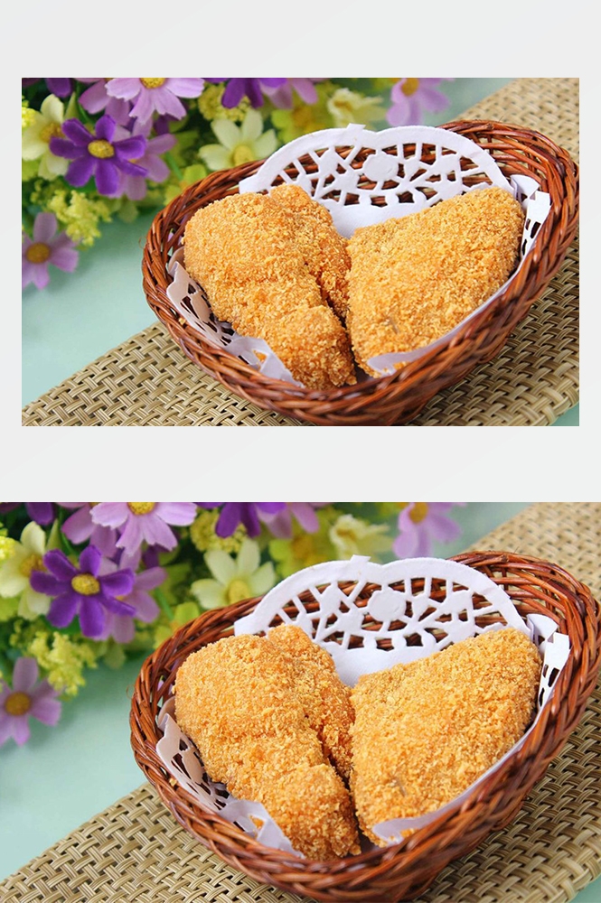 高清美食菜谱图片炸鸡腿鸡翅鸡块美工设计素材