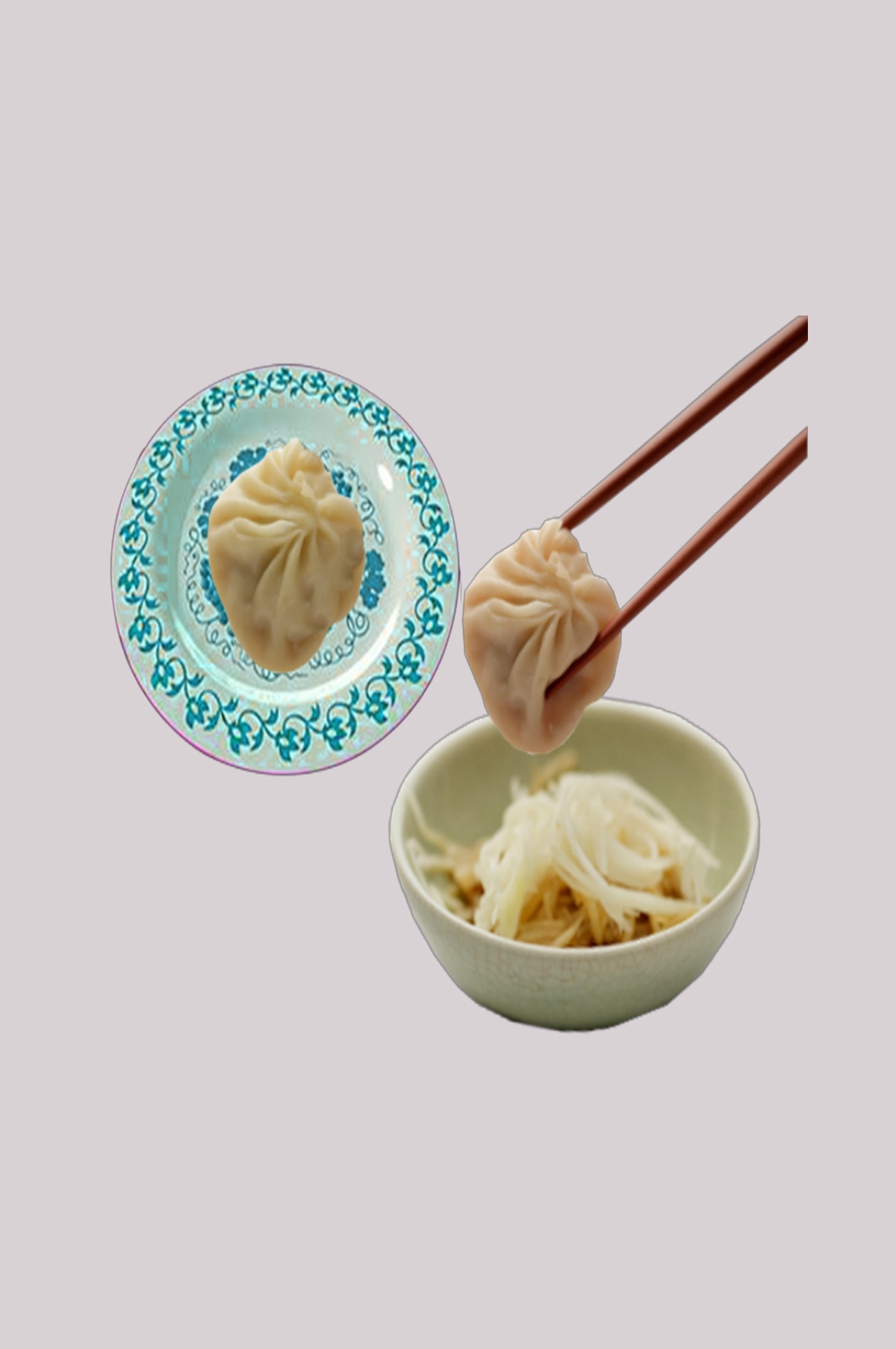 早点包子小笼包实拍免抠素材元素22
