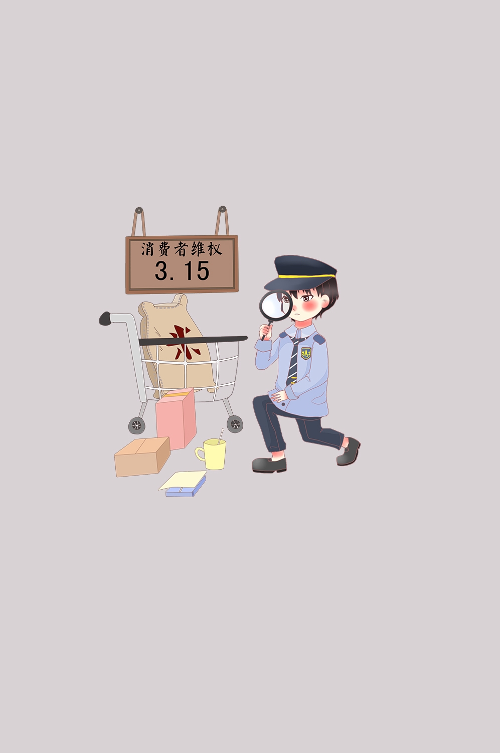 维权打假卡通人物图案素材图片装饰元素插图23