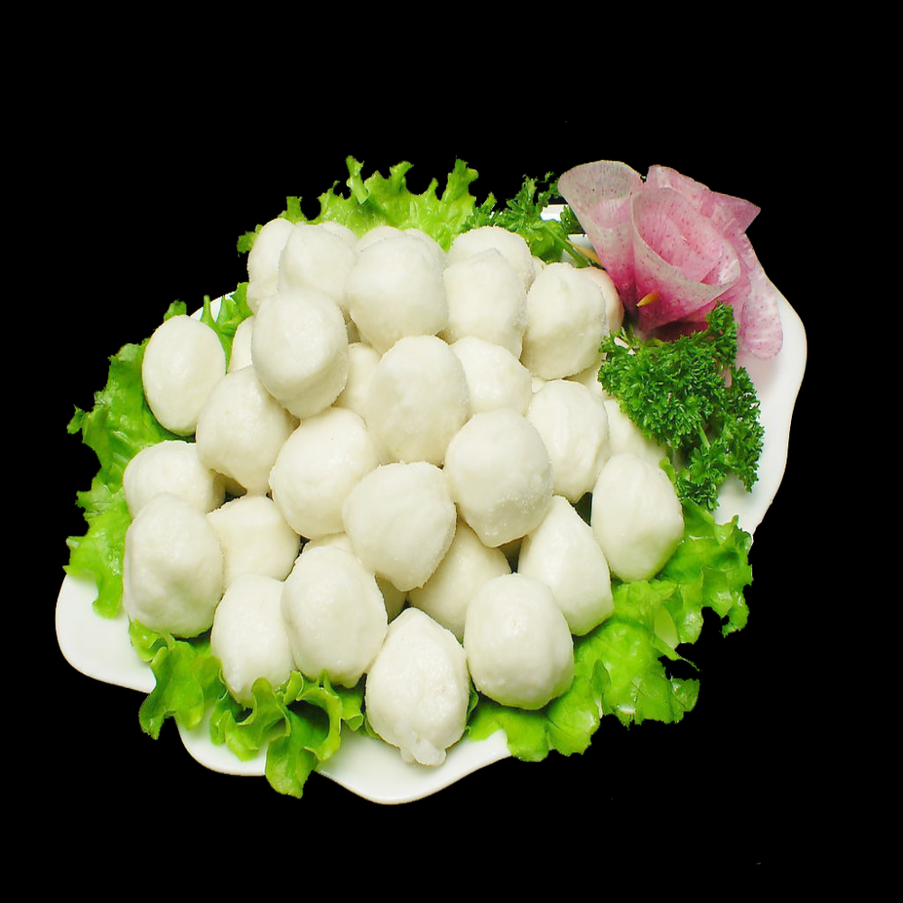 鱼肉丸子鱼丸图片元素透明背景免抠12