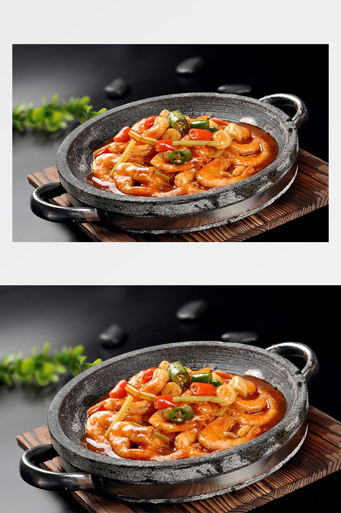 高清美食菜品菜谱JPG图片香辣虾炒菜美工设计喷绘打印合成素材