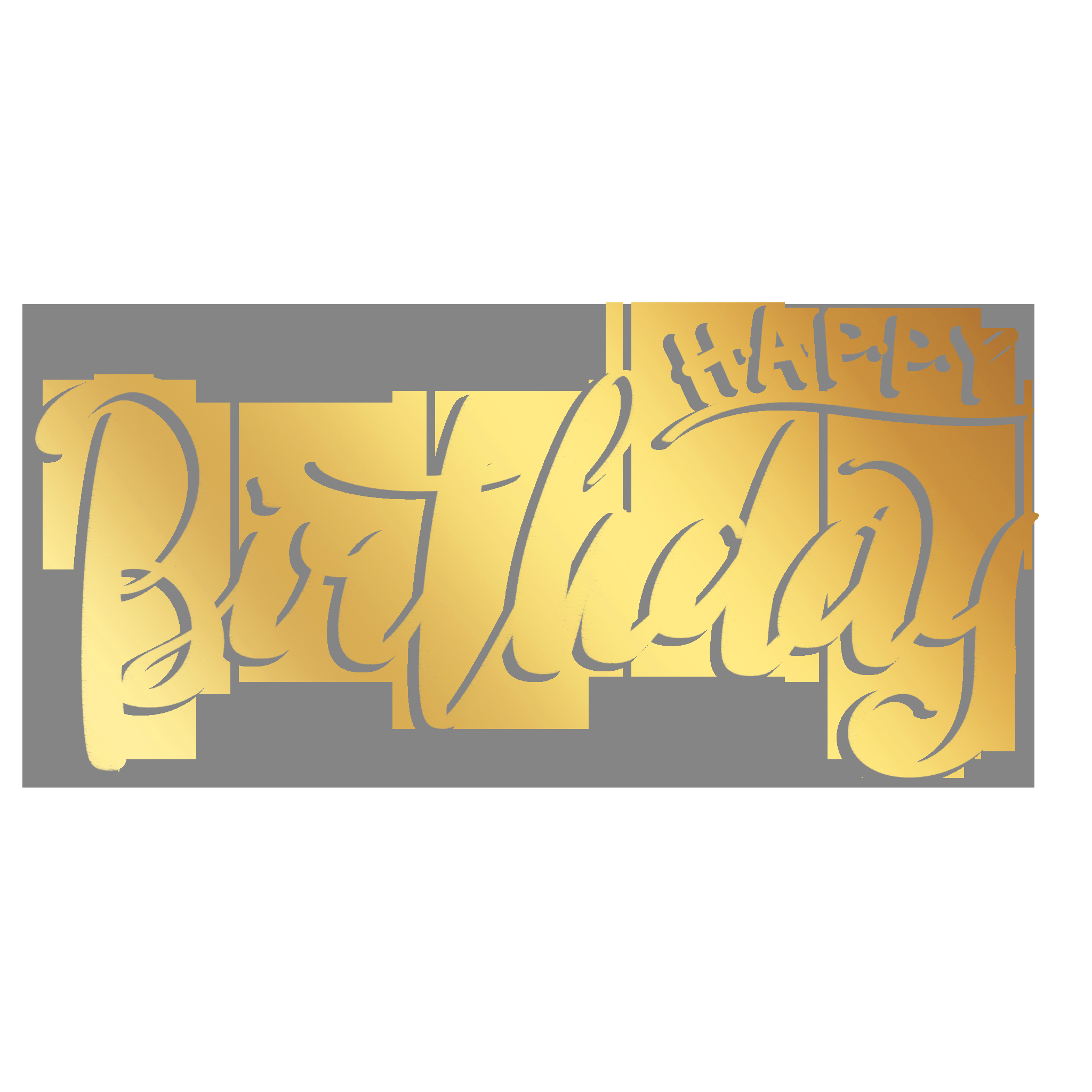 金色生日气球生日帽免抠元素6
