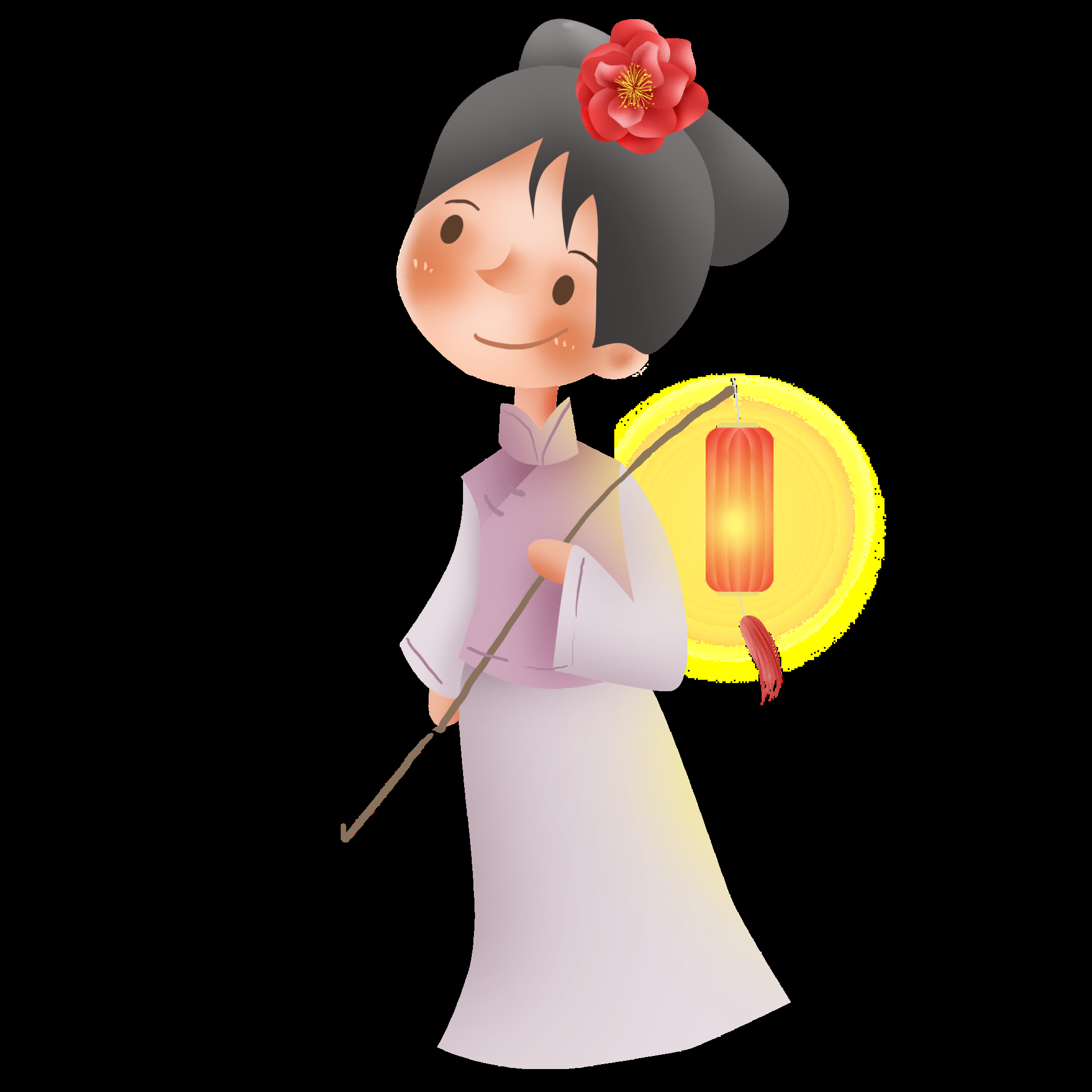 56个少数民族卡通人物服饰免抠元素插画177