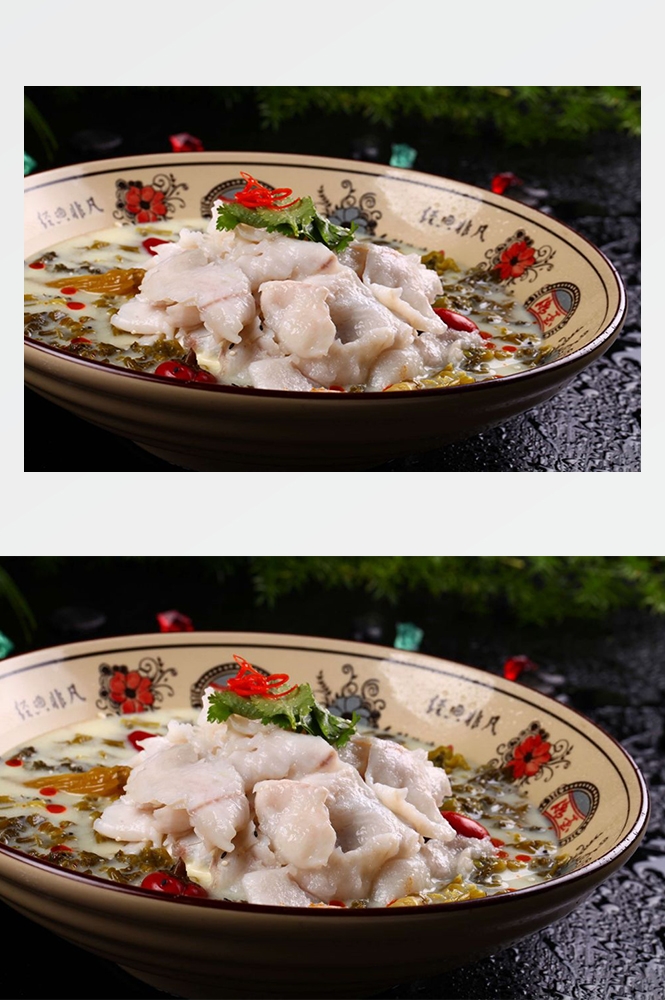 高清美食菜品菜谱JPG图片酸菜鱼摄影美工设计喷绘打印合成素材