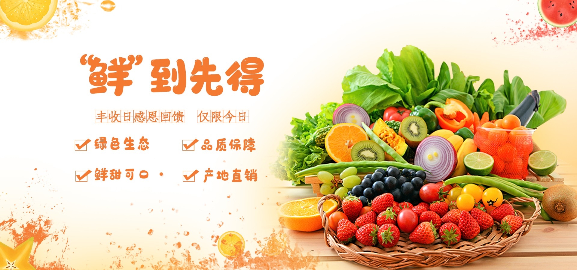 电商生鲜水果蔬菜海报banner灯箱素材背景10