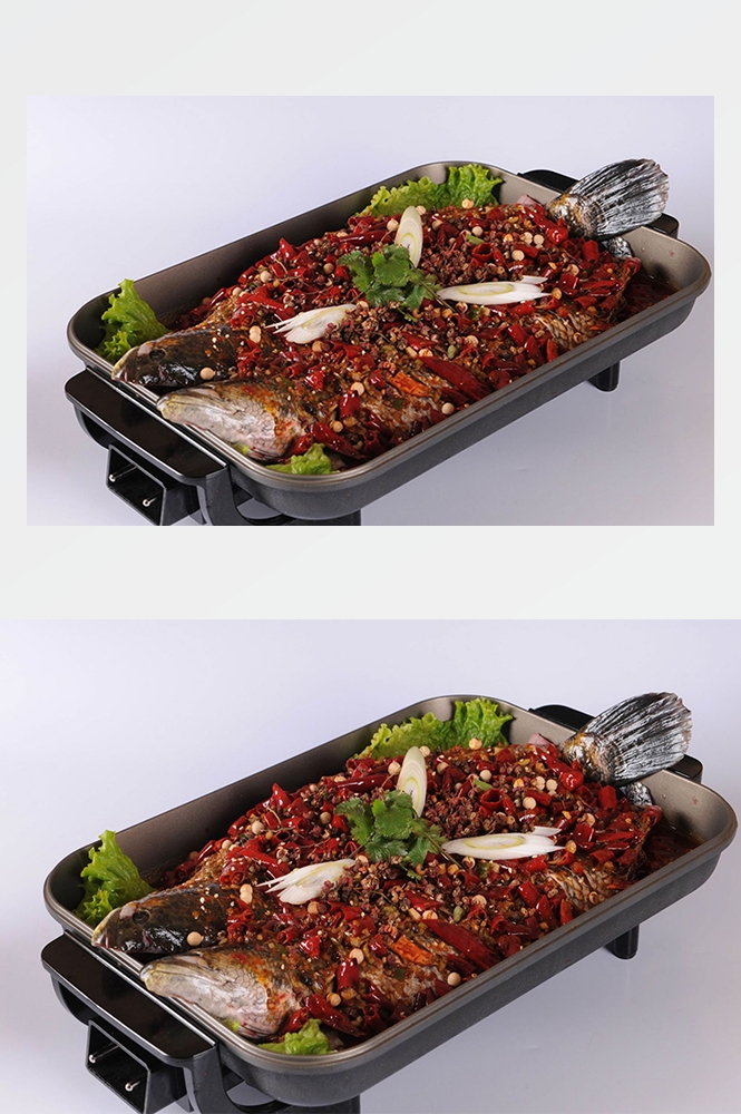 高清美食菜品菜谱JPG图片香辣烤鱼烧烤美工设计喷绘打印合成素材
