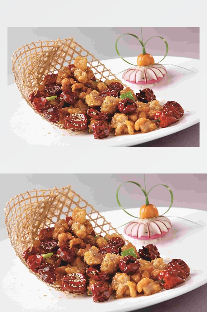 高清美食菜谱JPG图片辣子鸡川菜摄影美工设计喷绘打印合成素材