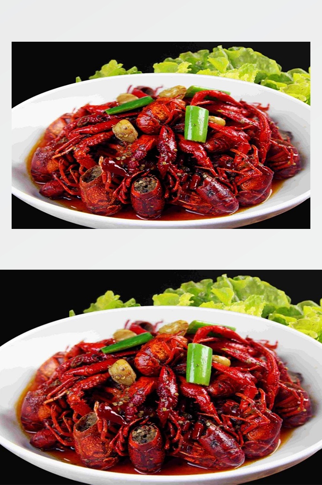 餐饮美食海报模板麻辣小龙虾香辣虾促销宣传广告素材 (94)