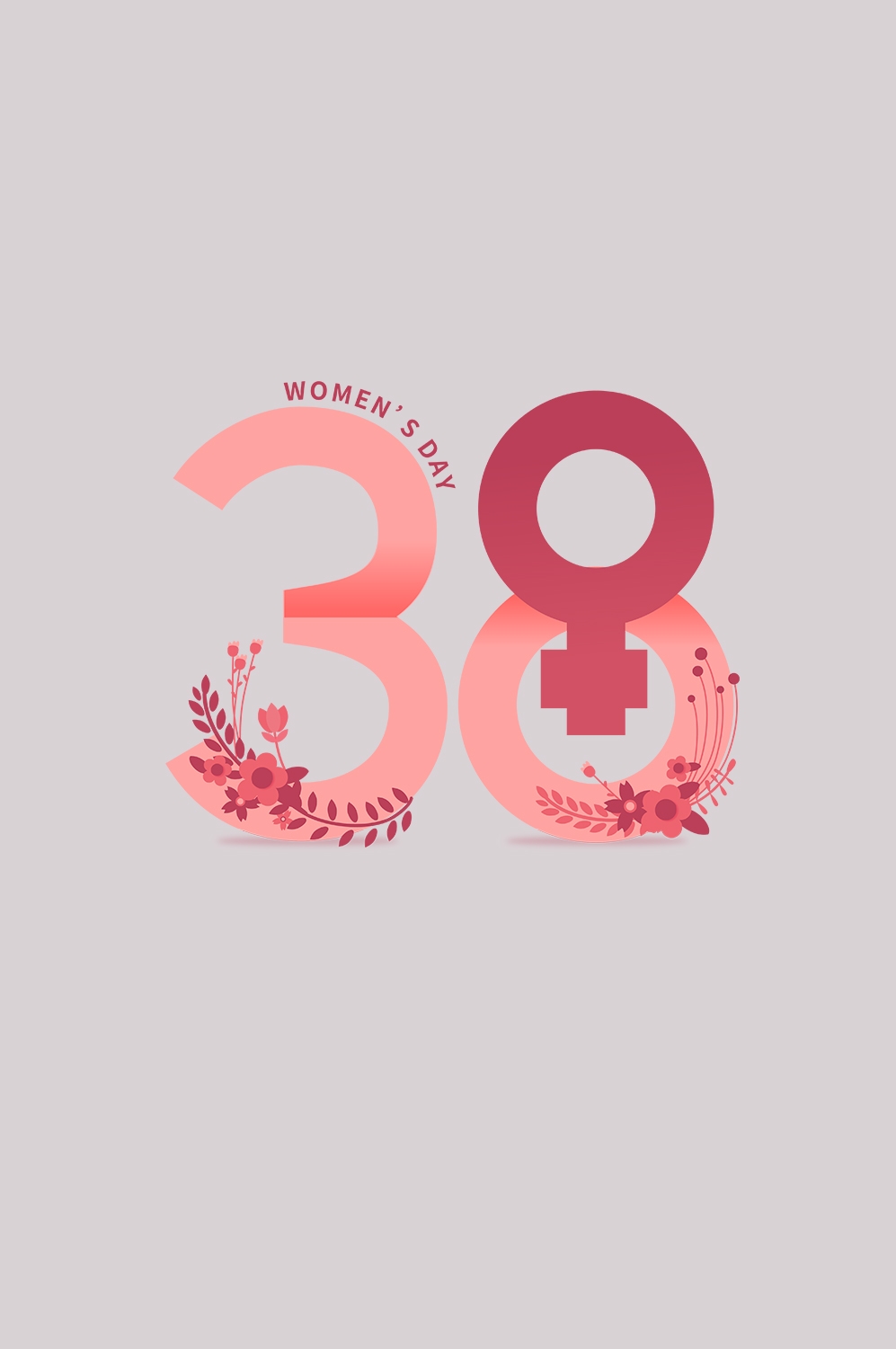 38女王节女神节妇女节主题创意字体艺术字图片素材免抠80