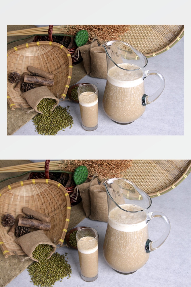 高清美食菜品菜谱JPG图片豆浆豆奶早餐美工设计喷绘打印合成素材
