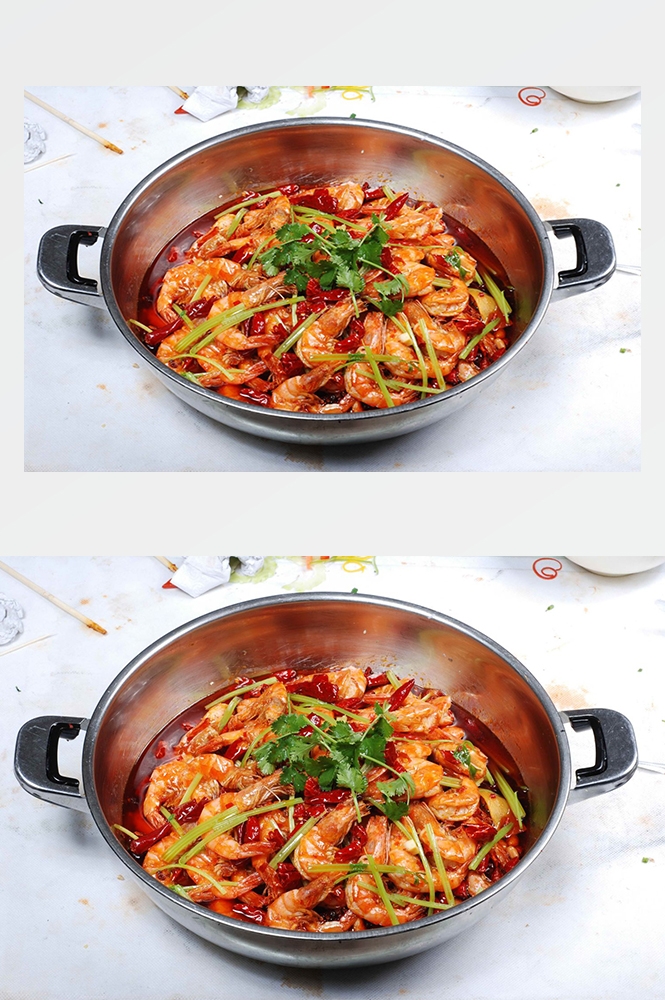 高清美食菜品菜谱JPG图片香辣虾炒菜美工设计喷绘打印合成素材