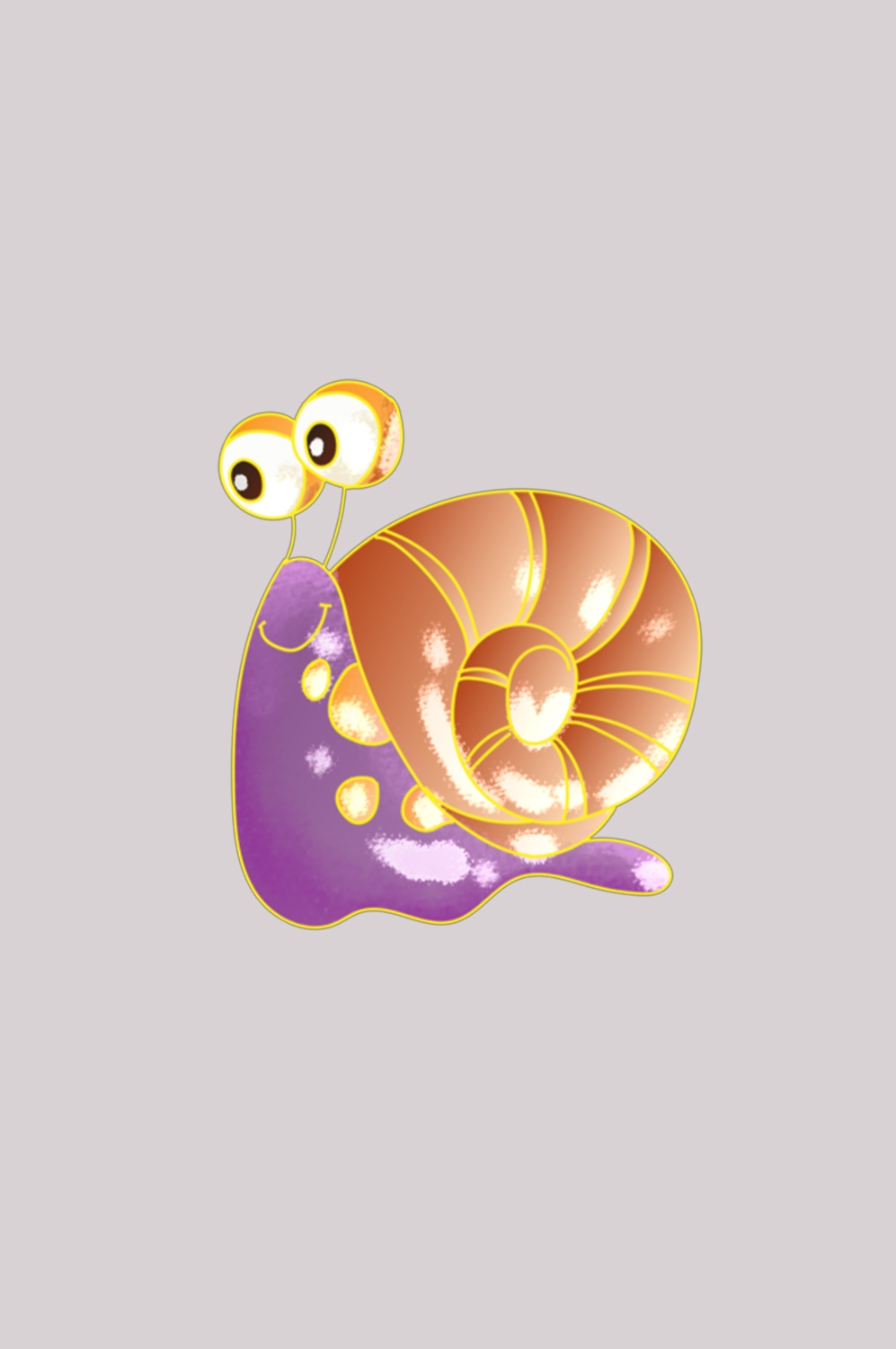 卡通蜗牛插画免抠素材元素30