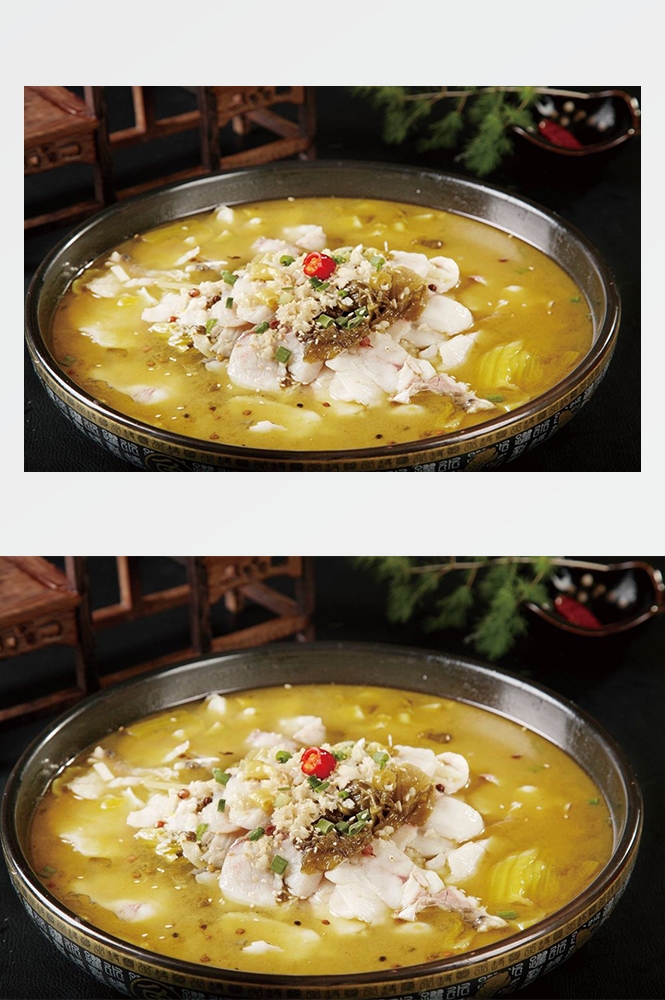 高清美食菜品菜谱JPG图片酸菜鱼摄影美工设计喷绘打印合成素材