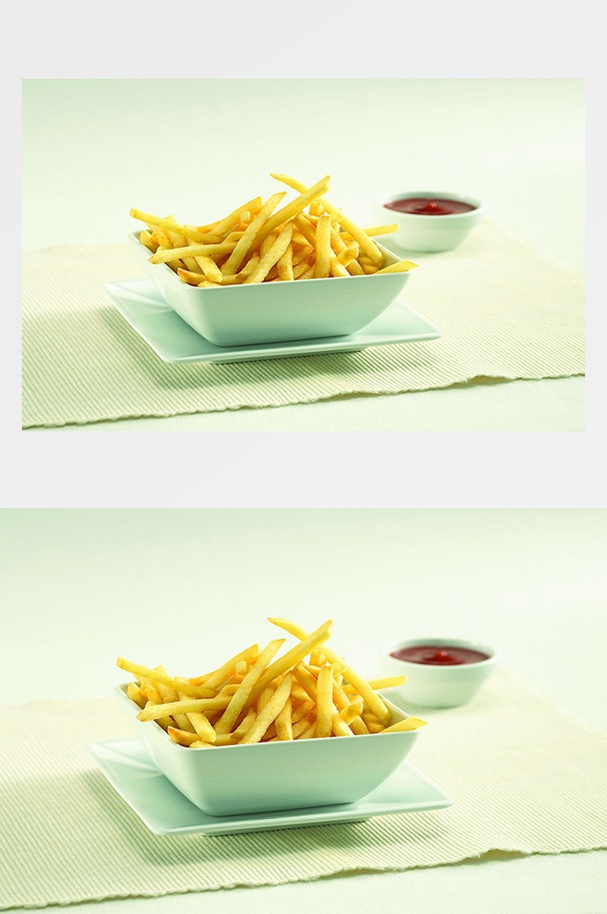 高清美食菜品菜谱JPG图片油炸薯条图库美工设计喷绘打印合成素材