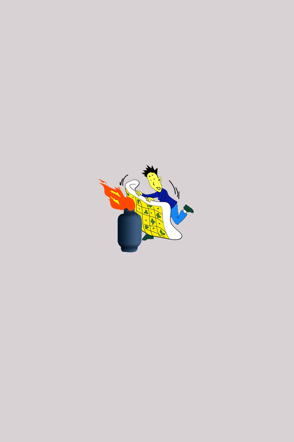 消防员人物器材插画免抠元素45