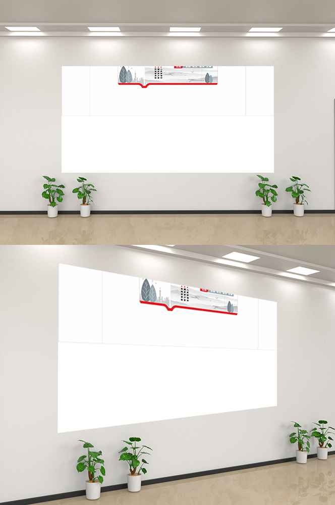 社会主义核心价值观文化墙走廊背景设计素材258
