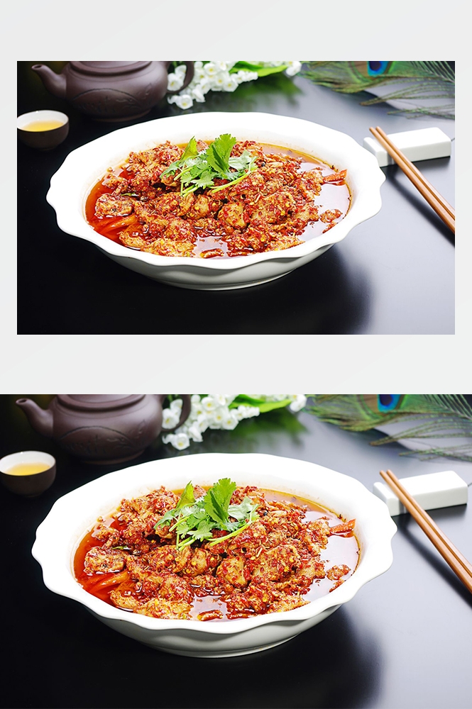 高清美食菜品菜谱JPG图片水煮肉片摄影美工设计喷绘打印合成素材  (63)