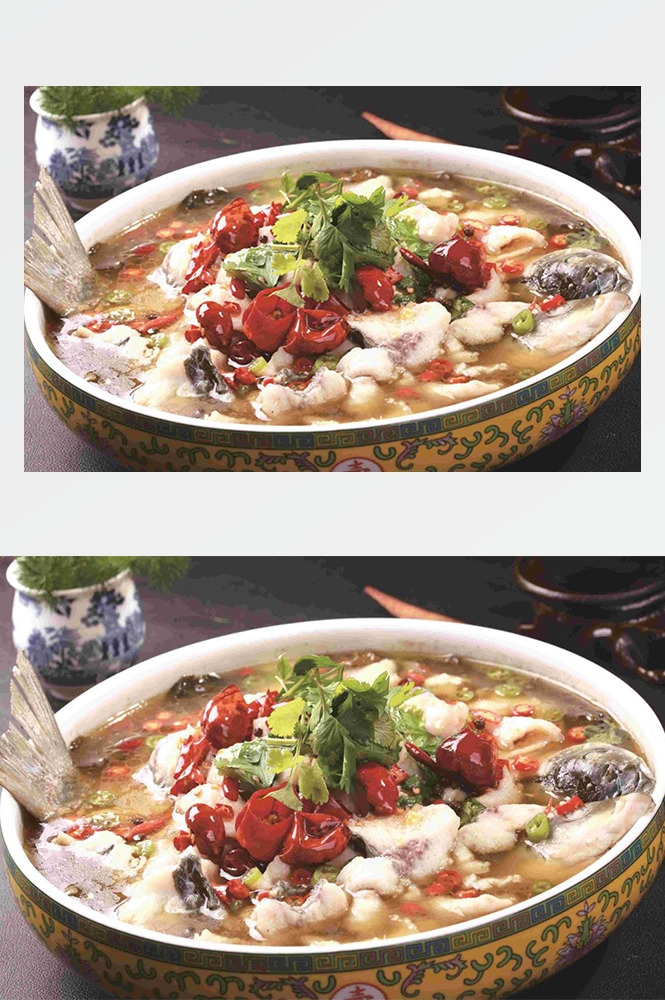 高清美食菜品菜谱JPG图片酸菜鱼摄影美工设计喷绘打印合成素材