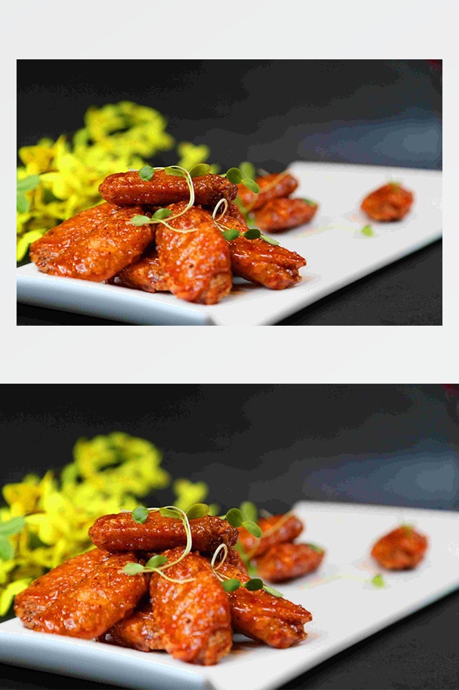 高清美食菜谱图片炸鸡腿鸡翅鸡块美工设计素材
