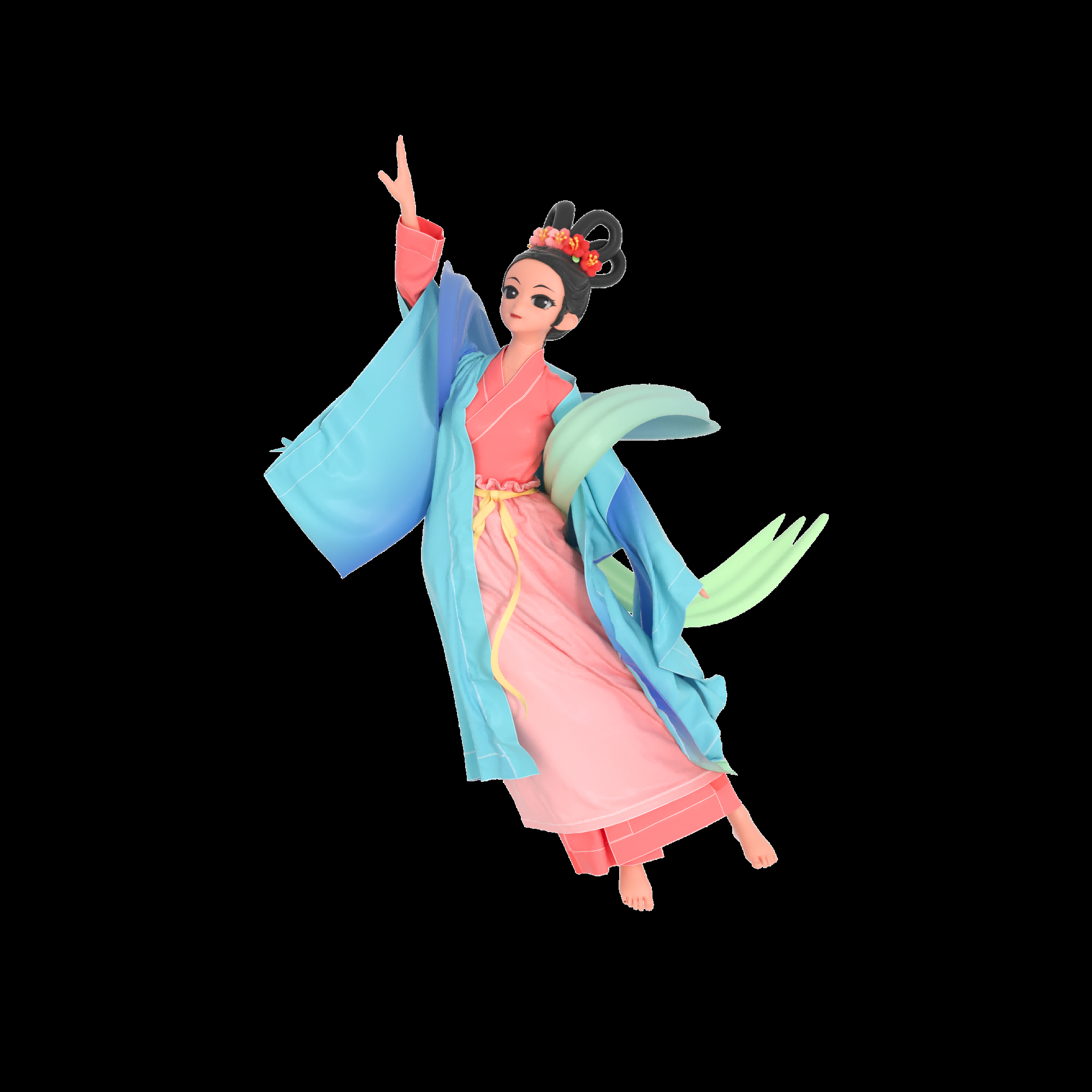 卡通嫦娥仙女中秋节免抠素材装饰元素44