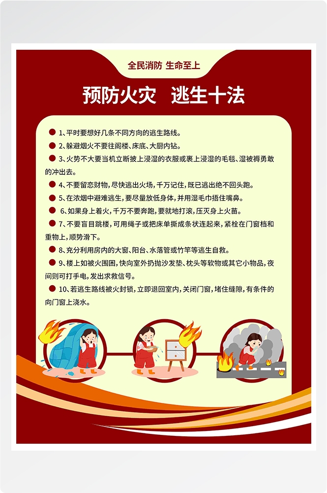 消防套图灭火十发法消防栓灭火器使用方法4
