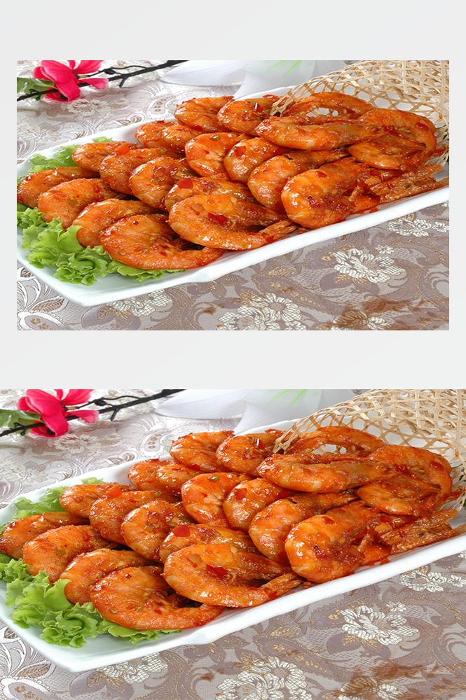 高清美食菜品菜谱JPG图片香辣虾炒菜美工设计喷绘打印合成素材 (2)