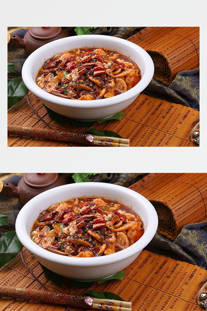 高清美食菜品菜谱JPG图片水煮肉片摄影美工设计喷绘打印合成素材  (3)