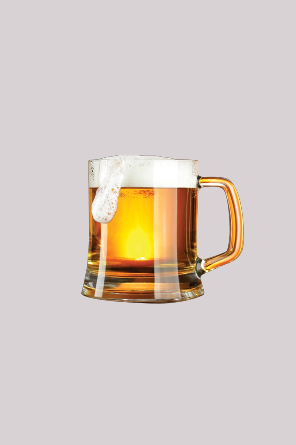啤酒啤酒杯冒着泡沫效果图插画免抠素材元素80