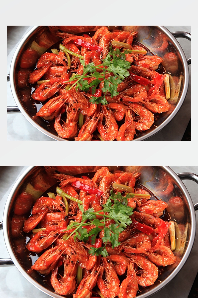 高清美食菜品菜谱JPG图片香辣虾炒菜美工设计喷绘打印合成素材