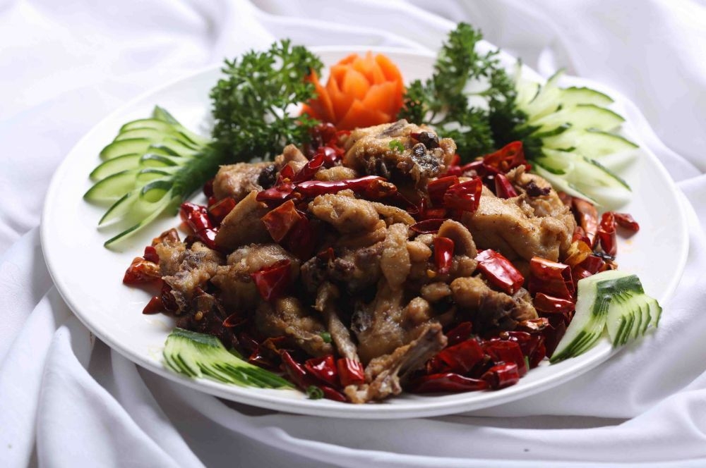 高清美食菜谱JPG图片辣子鸡川菜摄影美工设计喷绘打印合成素材 (9)