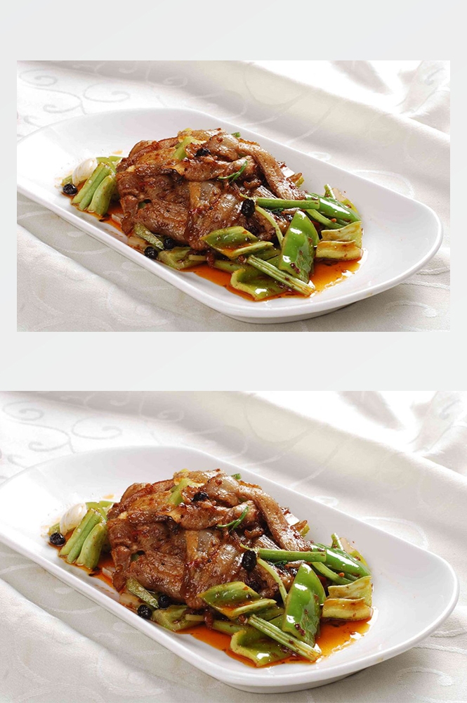 高清美食菜品菜谱回锅肉摄影美工设计喷绘打印合成素材