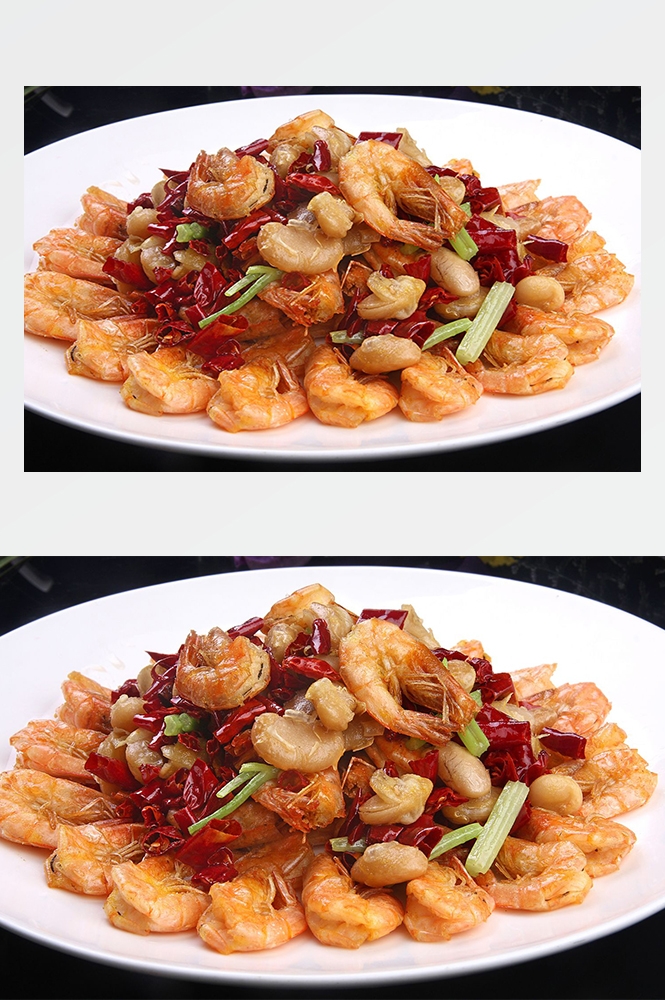 高清美食菜品菜谱JPG图片香辣虾炒菜美工设计喷绘打印合成素材