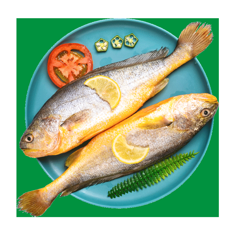 海鲜食材带鱼黄鱼素材图片元素插图免抠38