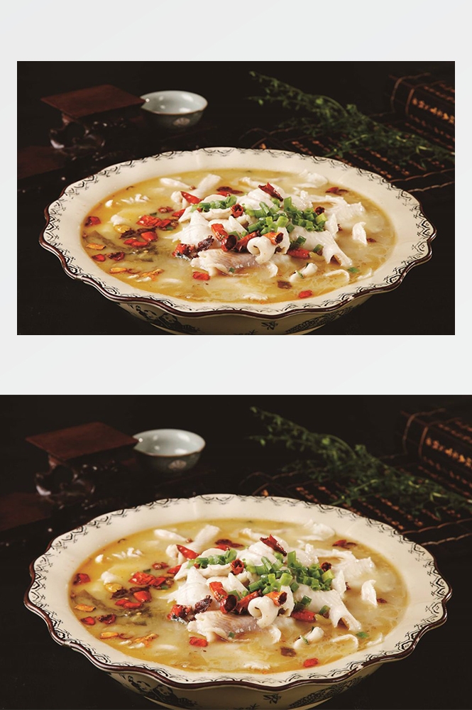 高清美食菜品菜谱JPG图片酸菜鱼摄影美工设计喷绘打印合成素材