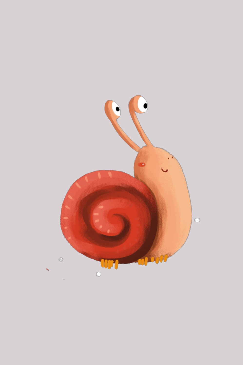 卡通蜗牛插画免抠素材元素28